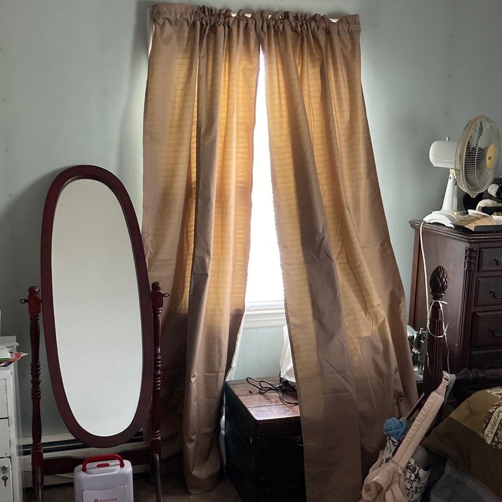 Ellet Homestyles insulated Tan Drapes